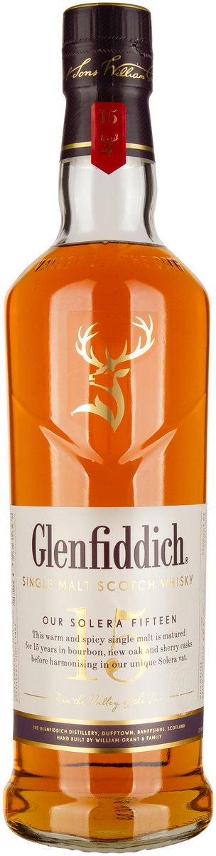 15 years Solera Reserve Speyside Single Malt Scotch Whisky