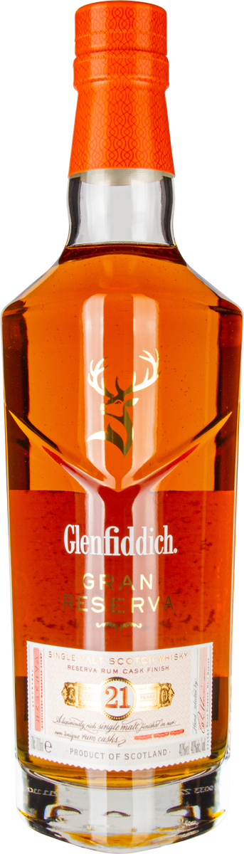 21 years Grand Reserve Speyside Single Malt Scotch Whisky