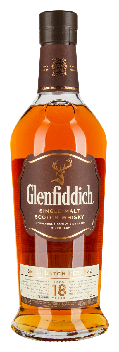 18 years small batch Speyside Single Malt Scotch Whisky
