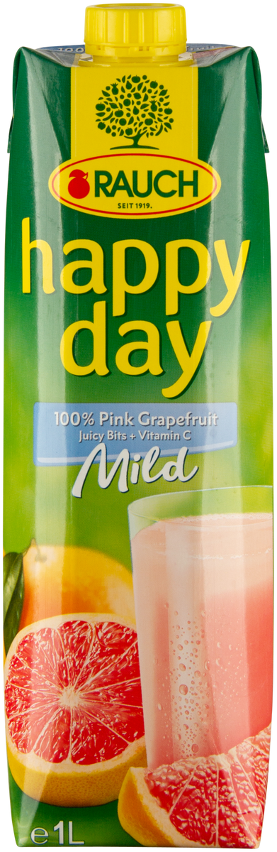 Happy Day Pink Grapefruit mit Fruchtfleisch Mild