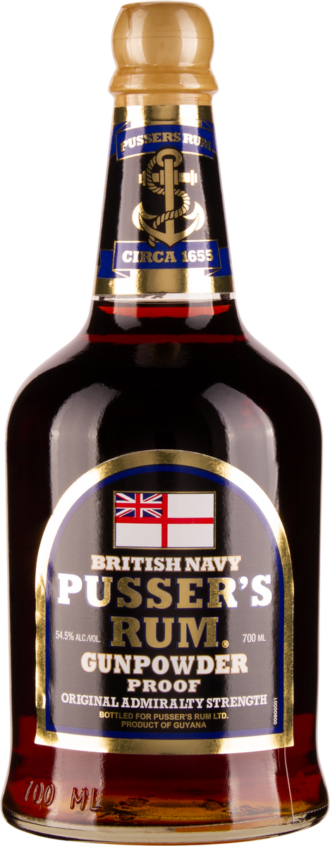 Black Label Gunpowder Proof Rum 54,5%