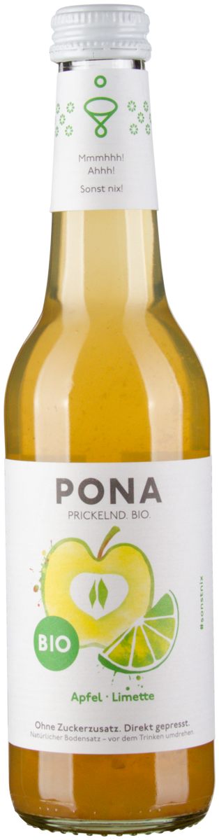 Apfel - Limette Prickelnd bio