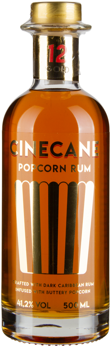 Cinecane Gold 12 Popcorn Rum