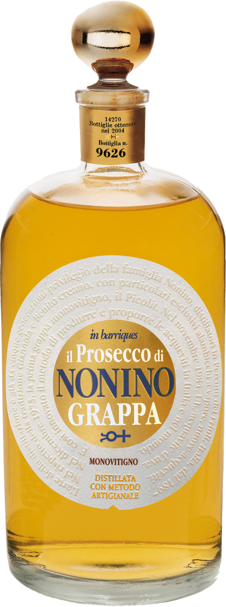 Monovitigno il Prosecco barriques Grappa