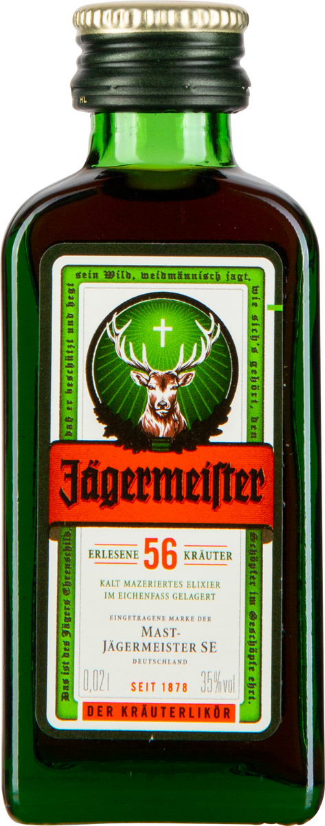 Kräuterlikör im Spender