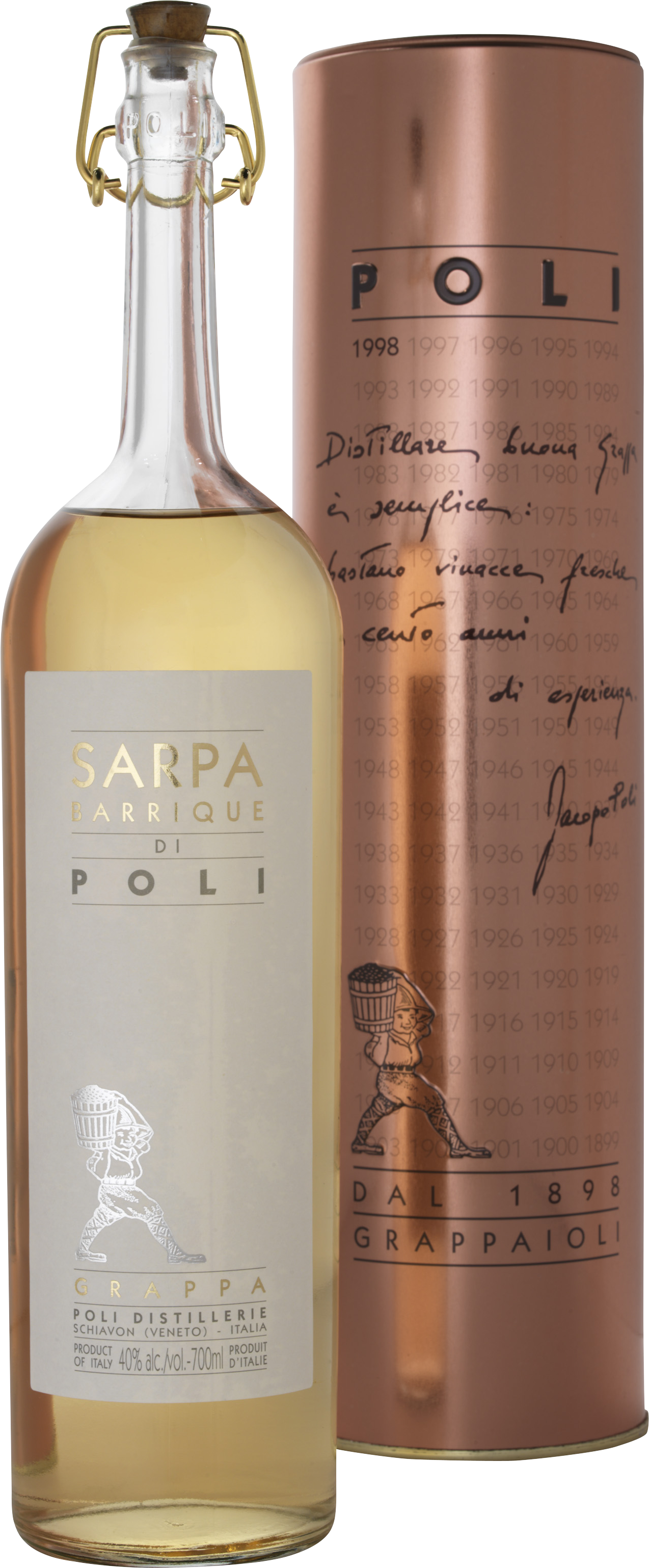 Grappa Sarpa Oro