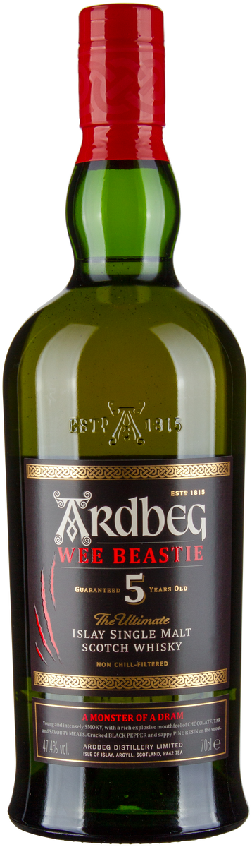 Wee Beastie 5 Years Old Islay Single Malt Scotch