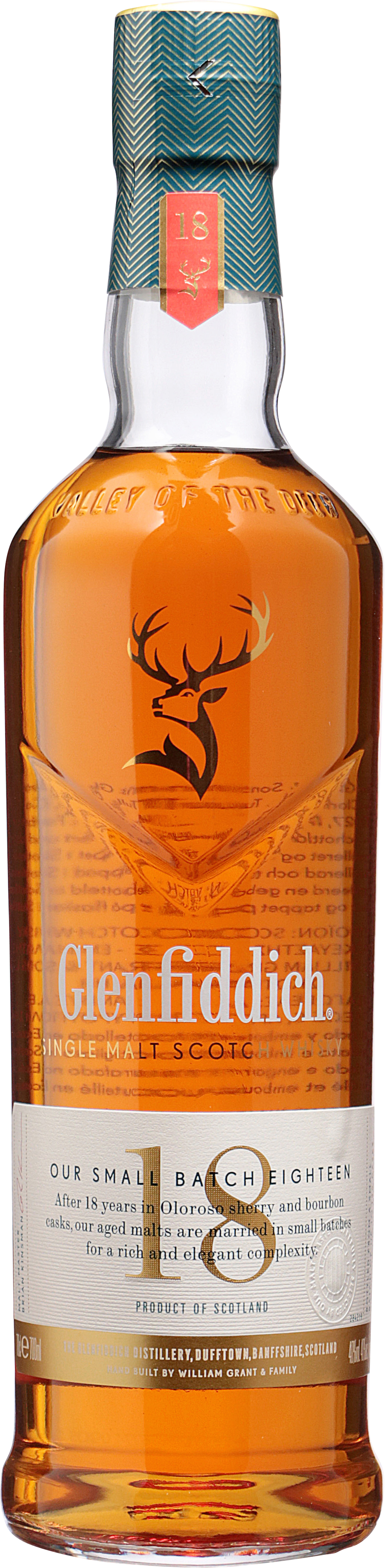 18 years small batch Speyside Single Malt Scotch Whisky
