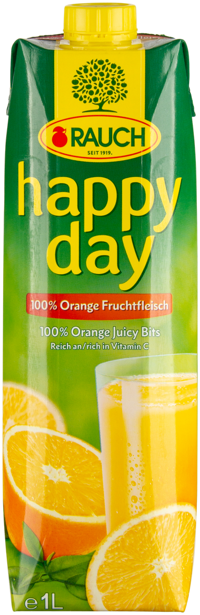 Happy Day Orangensaft 100% mit Fruchtfleisch