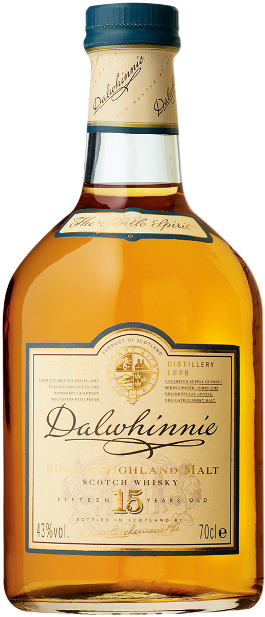 15 years Highland Single Malt Scotch Whisky