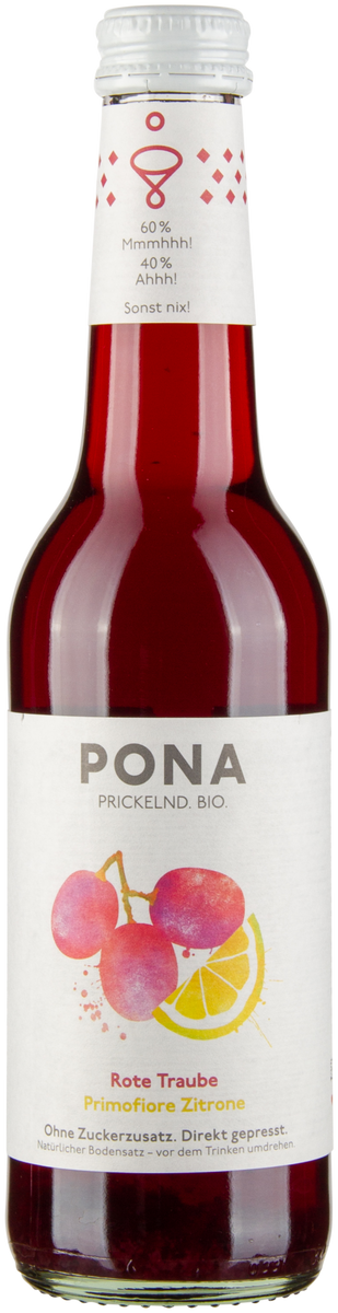 Rote Traube Primofiore Zitrone Prickelnd bio